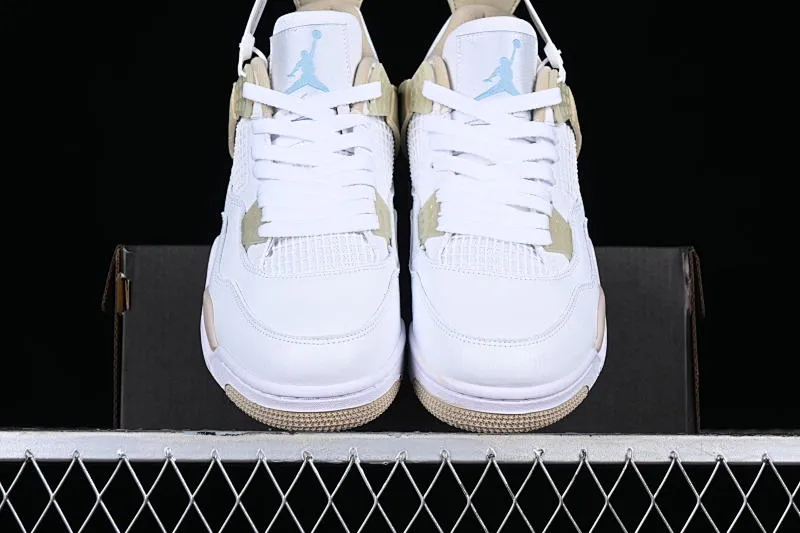 All categories Air Jordan Jordan series basketball shoes Air Jordan 4 Air Jordan 4 Retro "Linen" AJ4 Joe 4 sand color basketball shoes 487724-118